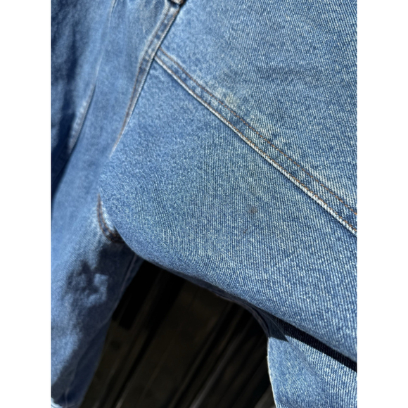 Vintage Authentic Wrangler Hero Flannel Lined Denim Jacket Size 2X 629959W Work - Picture 9 of 11